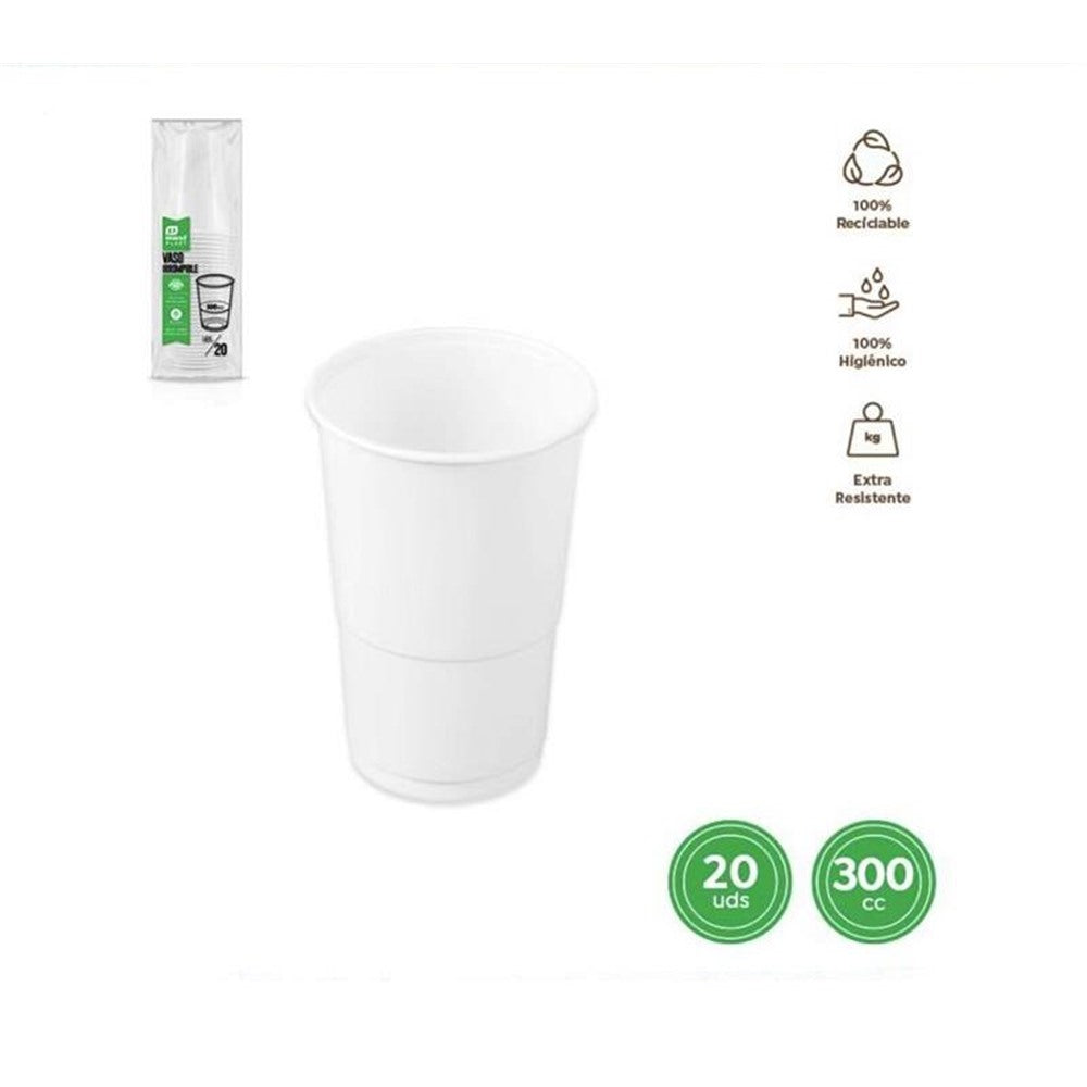 Unbreakable Reusable Cup 300cc (20 units)