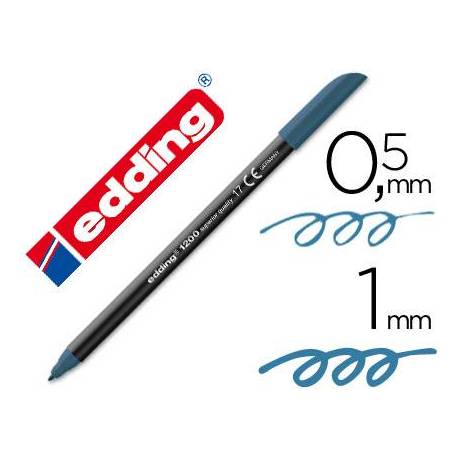 Rotulador Edding 1200 Azul Añil N17 (pack 5uds)