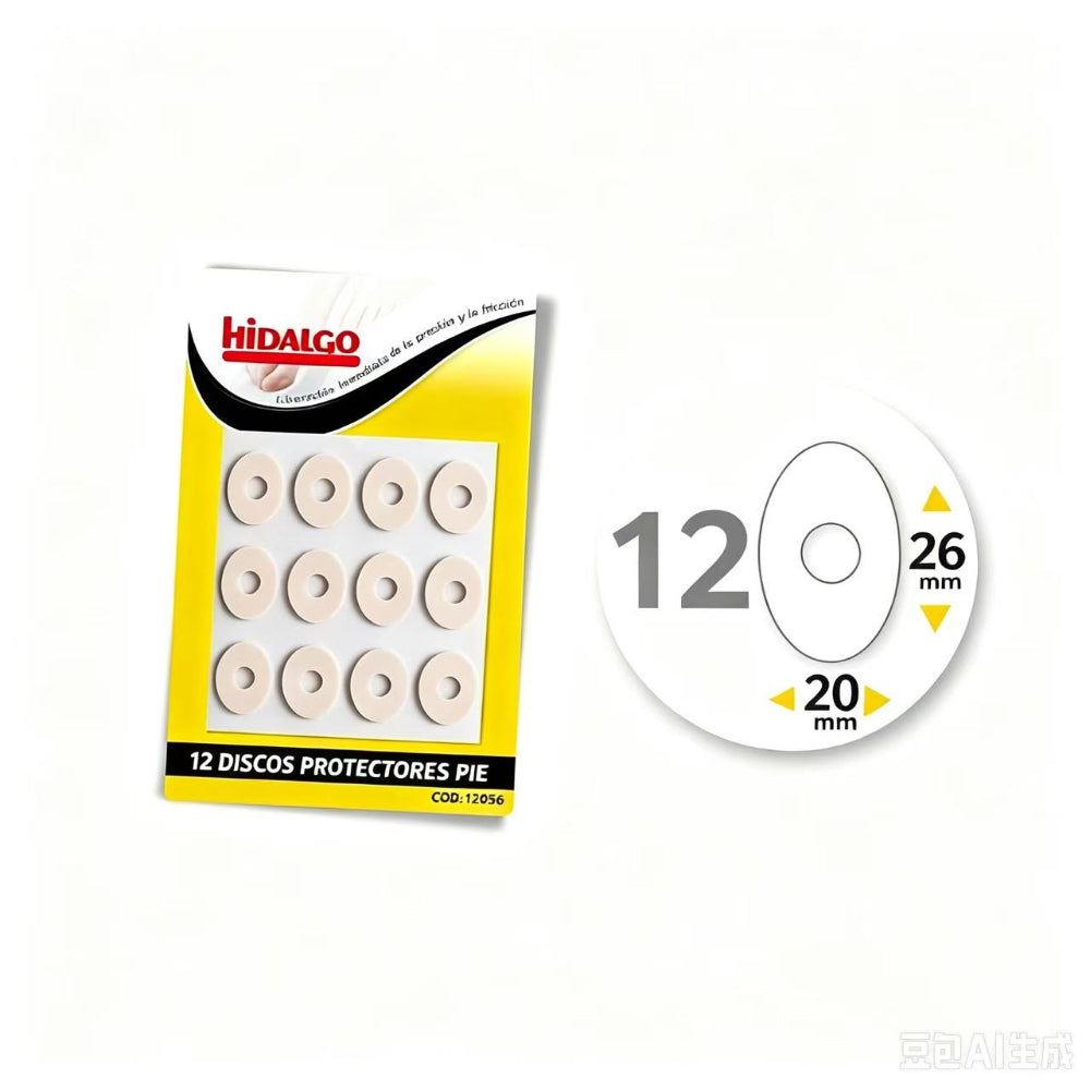 Protective foot pads 20x26 mm, 12 units, for calluses and corns