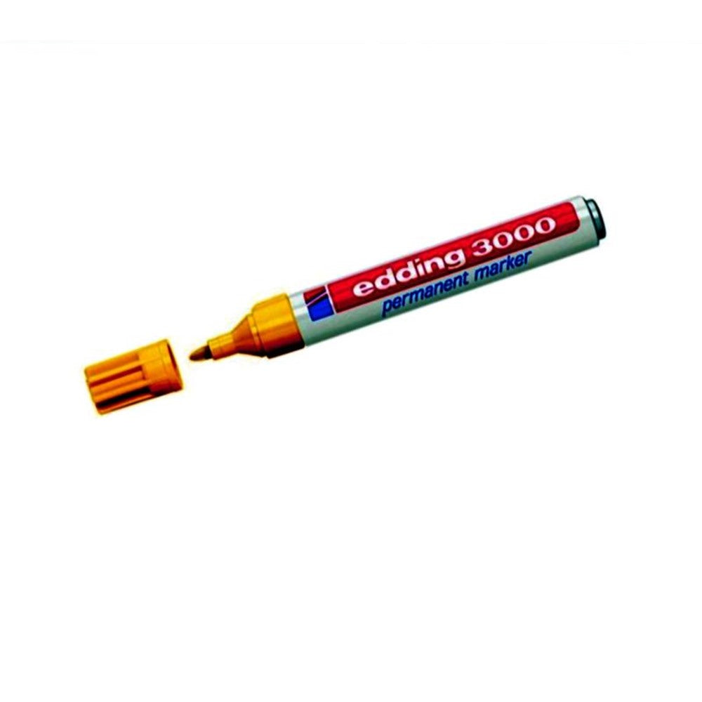 Rotulador Permanente Edding 3000 Naranja N6 (pack 10uds)