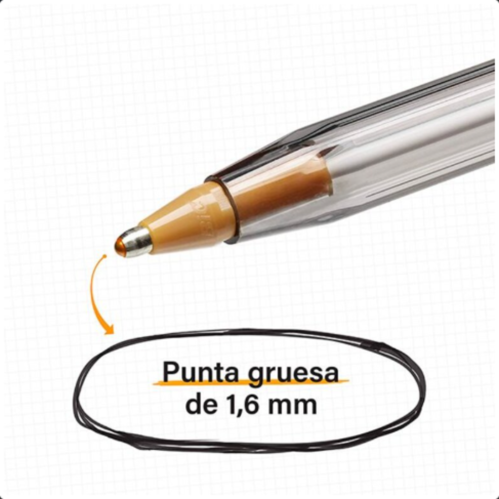 BIC Cristal Fun Pink Ballpoint Pen 20 units