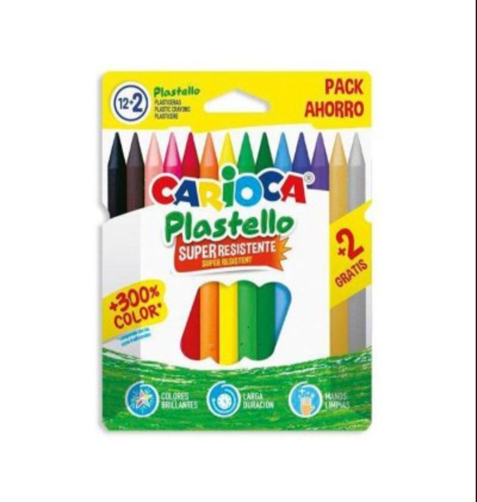 Case of 12+2 Carioca Plastello Modeling Clay Sticks