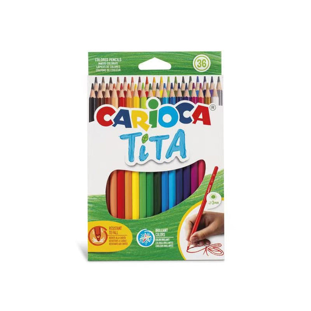 Tita Hexagonal Coloured Pencil Set of 36