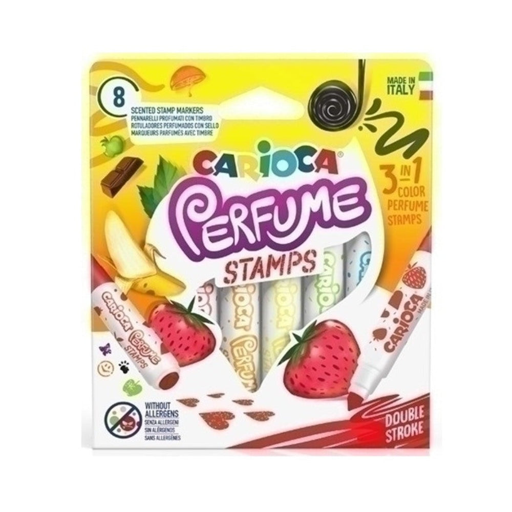 Rotuladores Carioca Perfume Stamps Caja de 8 Unidades