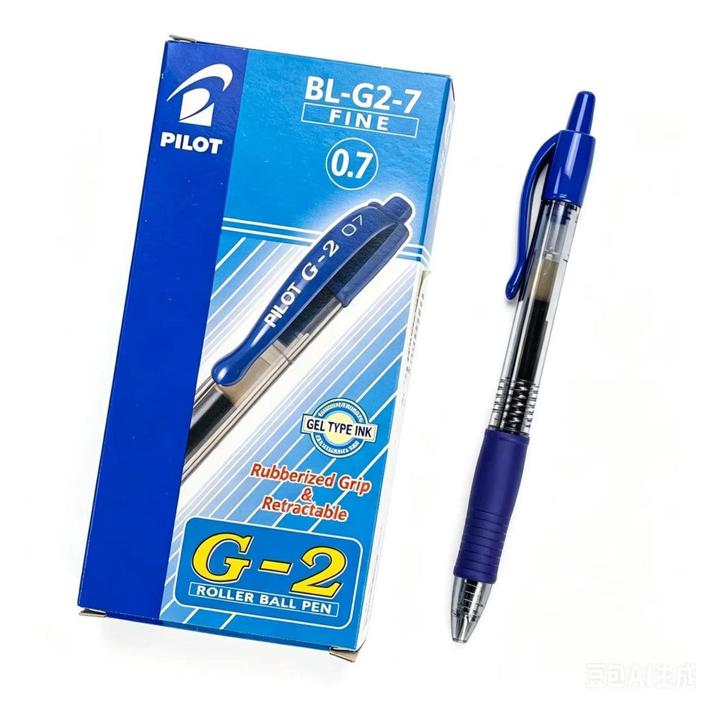 Pilot G-2 Gel Ink Pen Blue 0.7mm pack of 12 units