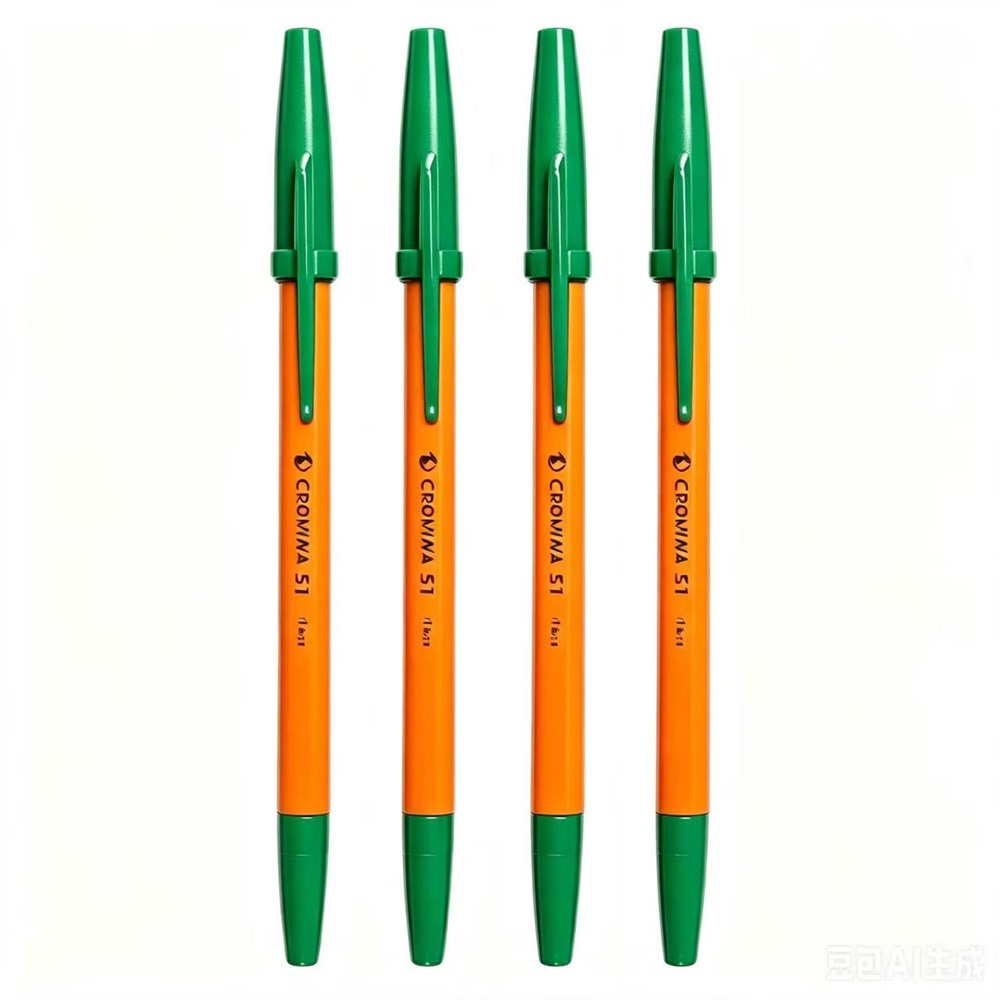 Blister de 4 Bolígrafo Corvina Verde, pack 4 uds
