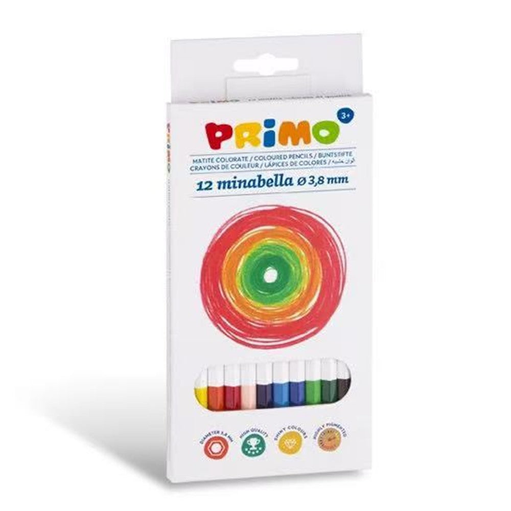 Set of 12 Minabelle Primo Monochrome Colored Pencils