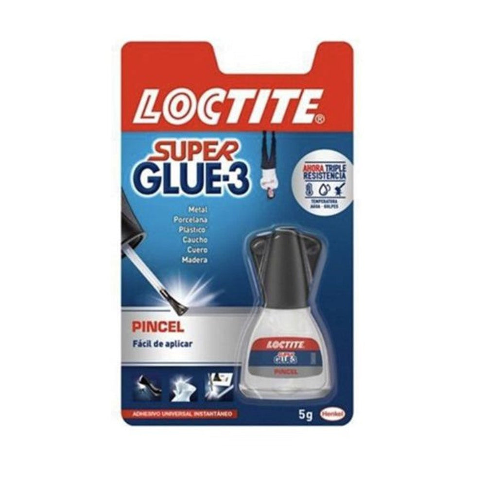LOCTITE Super Glue-3 Brush Universal Instant Adhesive 5 g