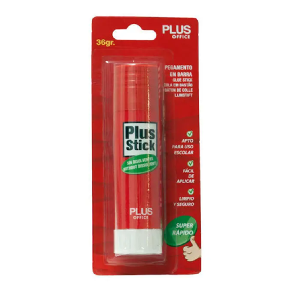 Plus Office Large Glue Stick 36g Blister