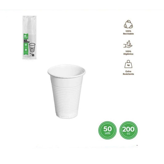 Unbreakable Reusable Cup 200cc (50 units)