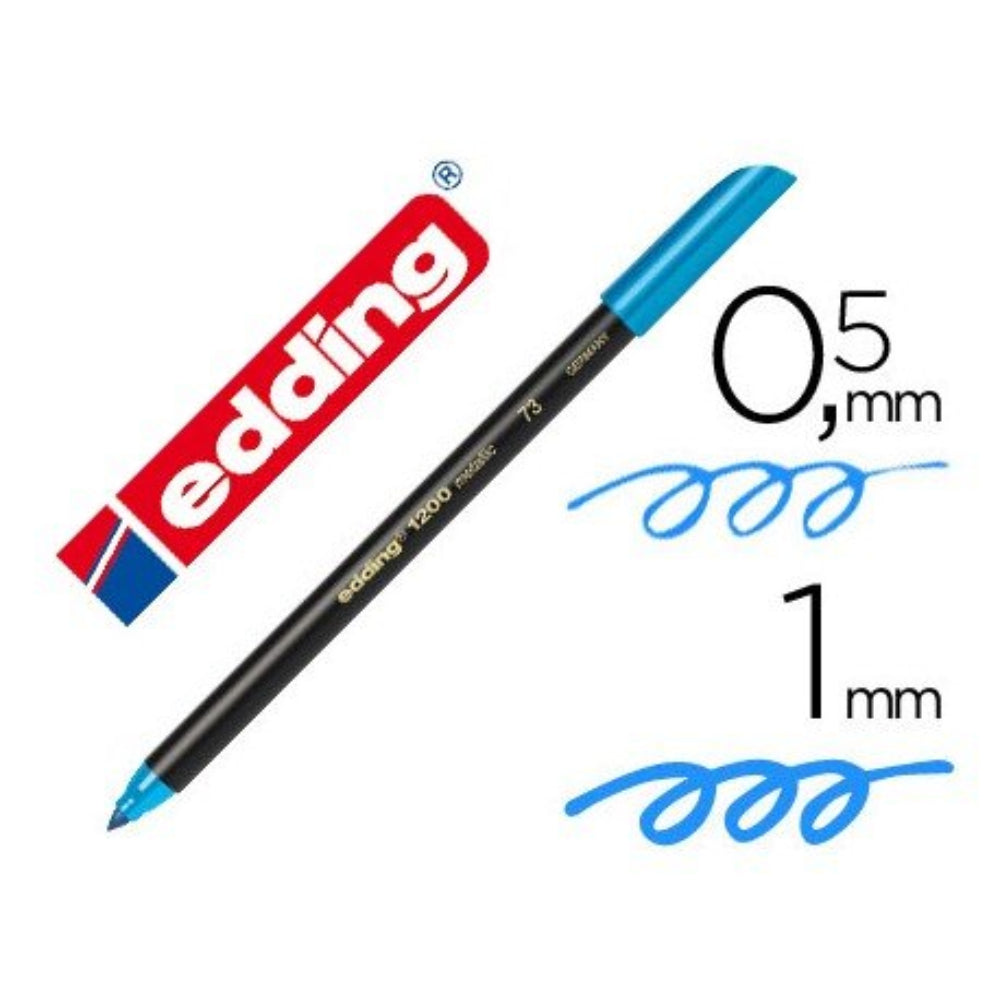 Rotulador Edding 1200 Celeste N10 (pack 10uds)