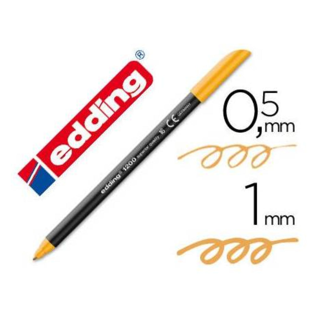 Edding 1200 Peach Marker N16 (5-count pack)