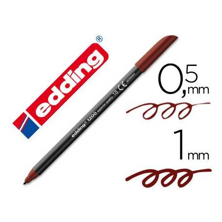 Edding 1200 Brown N18 Marker (5-pack)
