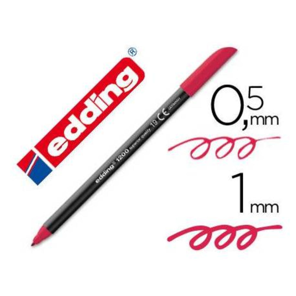 Rotulador Edding 1200 Granate N19 (pack 5uds)