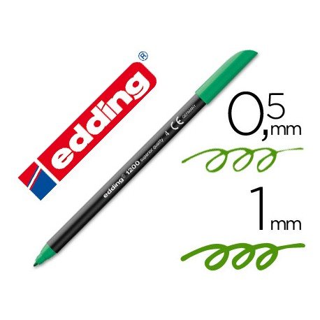 Edding 1200 Green N4 Marker Pen (pack of 10)