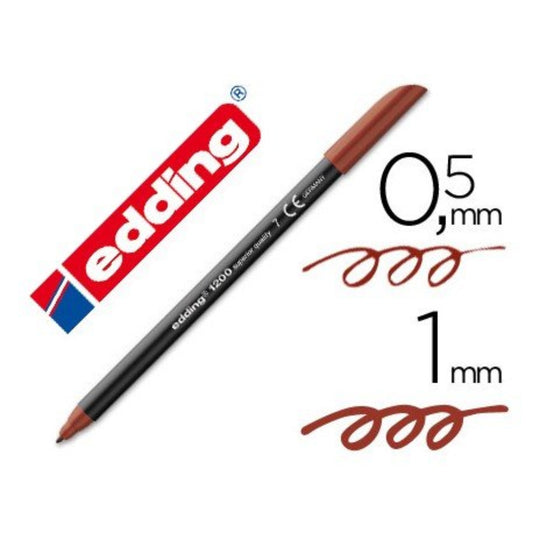 Edding 1200 Brown N7 Marker (pack of 10)
