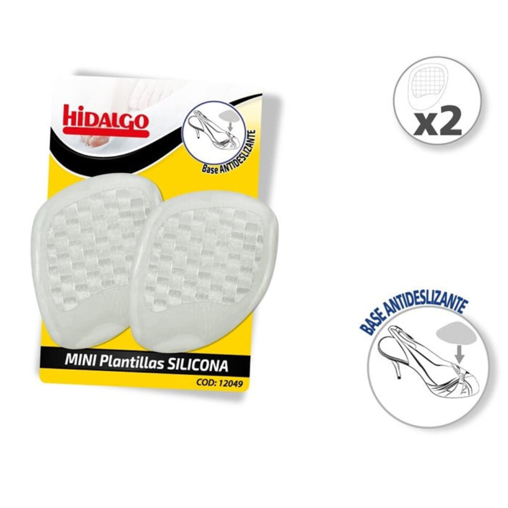 Mini plantillas de silicona antideslizantes, pack de 2 unidades