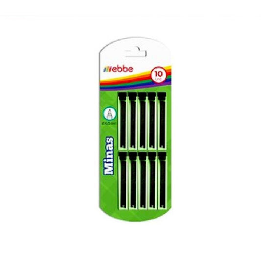 EBBE 0.5mm Lead Refills (Blister 10 pcs)
