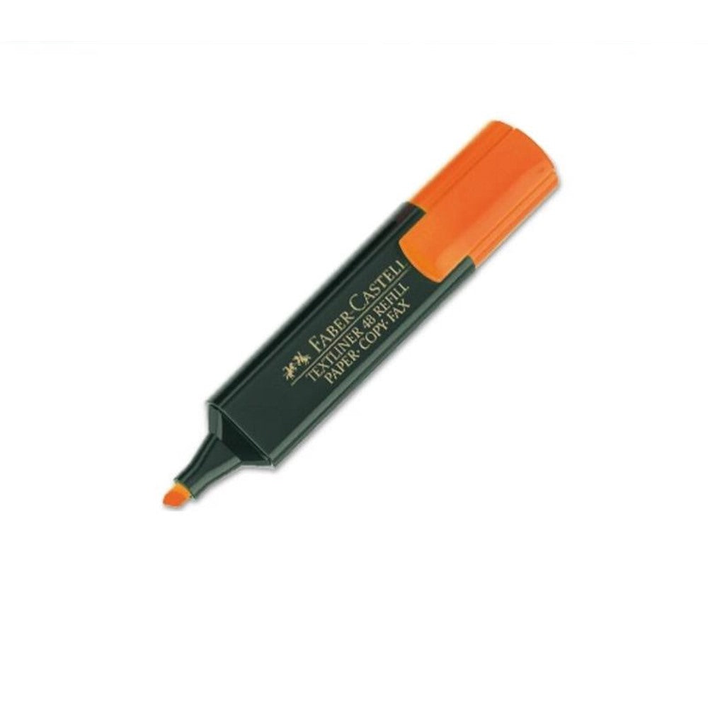 Faber-Castell Orange Fluorescent Highlighter (10 pcs)