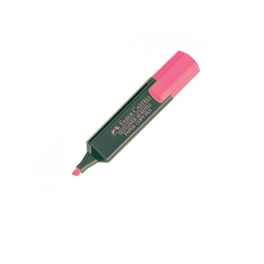Faber-Castell Pink Fluorescent Highlighter (10 units)