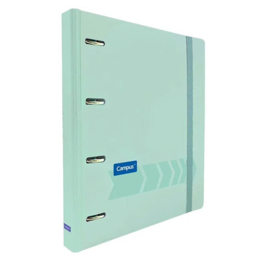 Campus University Ringbook Folder 4 Rings + 100 Refills Pastel Green Cover