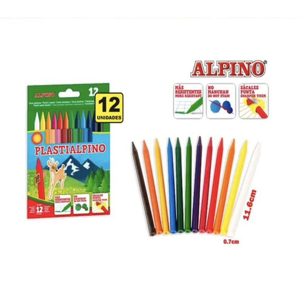 Set 12 Ceras dura Alpino