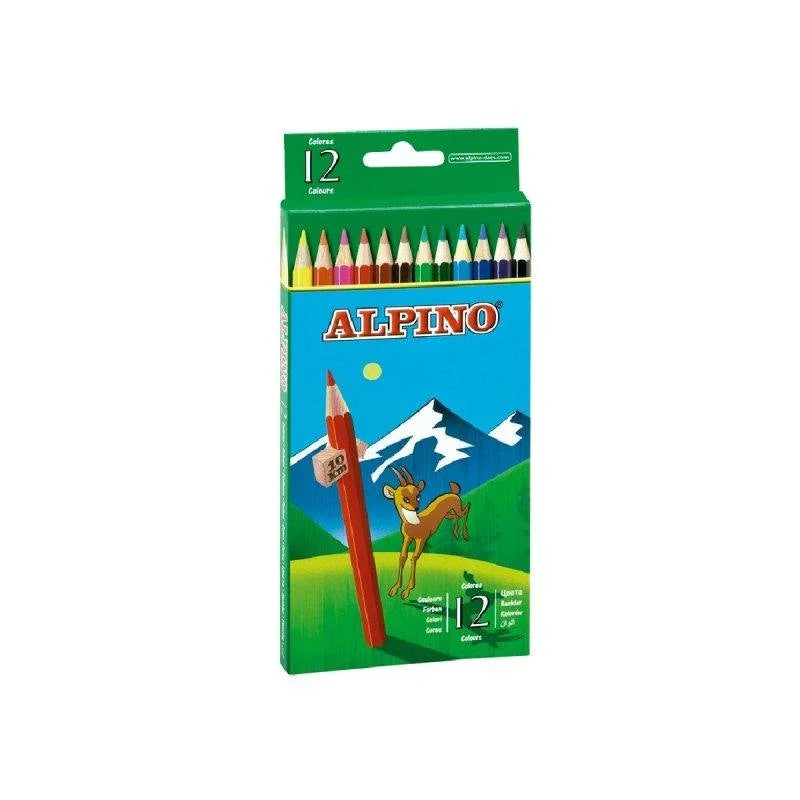 Alpino 12 Colouring Pencils Set