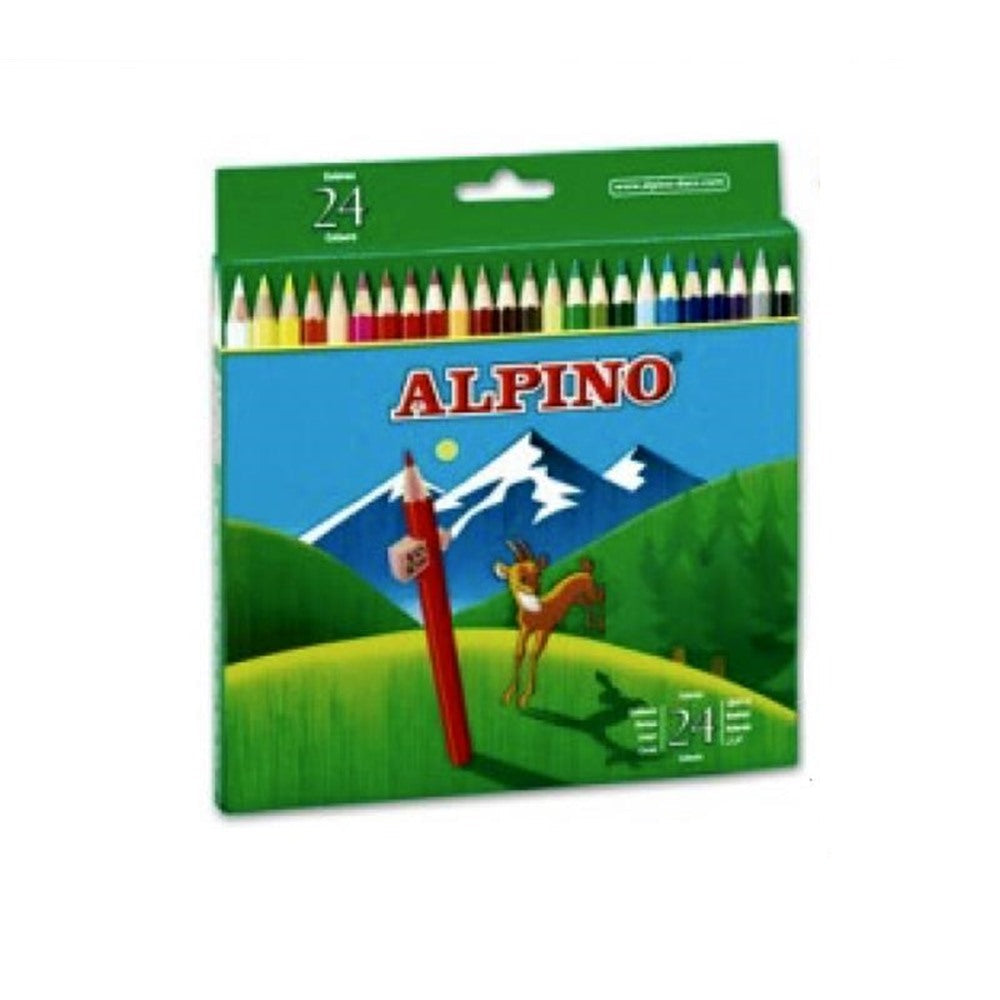 Set 24 Lápices de Colores Alpino