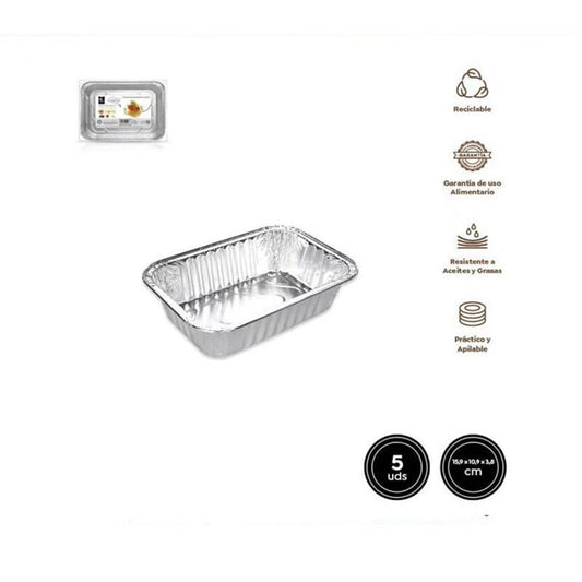 5-Count Aluminum Oven Pans