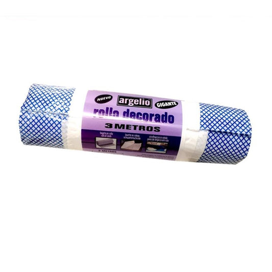 Roll of Decorated Dishcloths 3 Meters + 1 duster, pack of 6 rolls