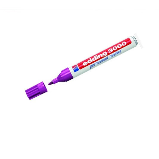 Edding 3000 Permanent Marker Purple N8 (pack of 10)