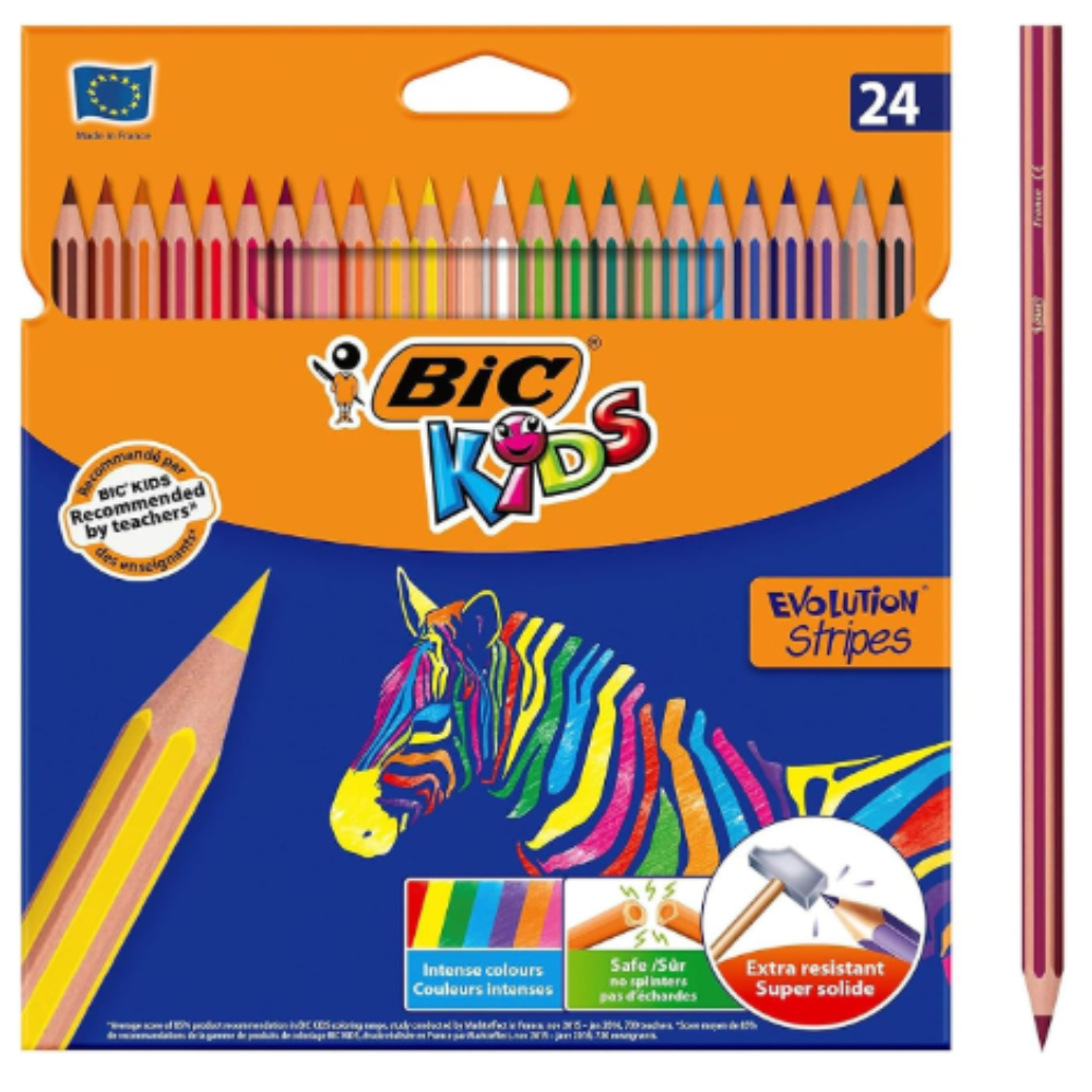 Set 24 Lápices de colores BIC KIDS