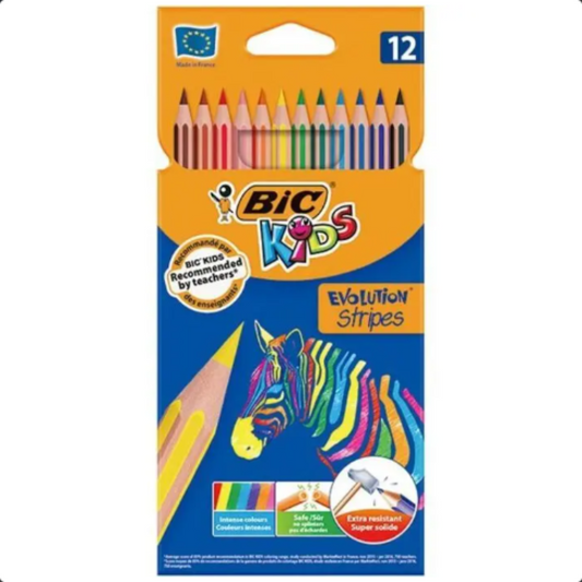 BIC Kids 12 Coloured Pencils Set
