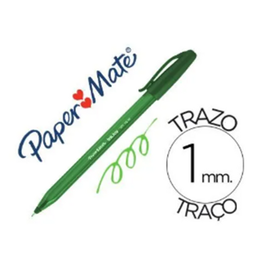 PaperMate 1mm Green Ballpoint Pen