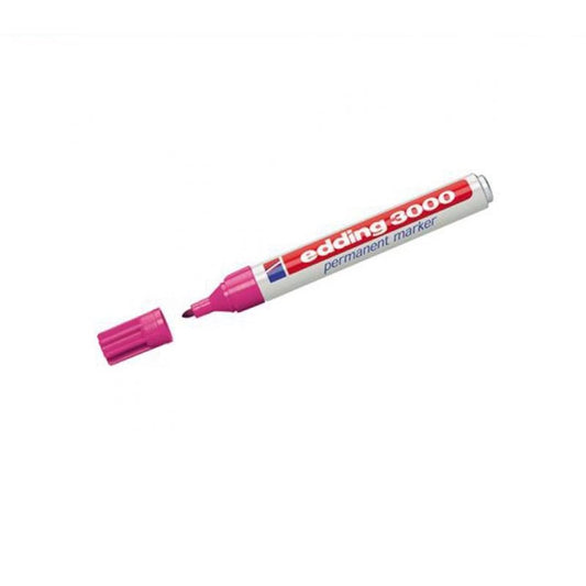 Edding 3000 Permanent Marker Fuchsia Pink (pack of 10)