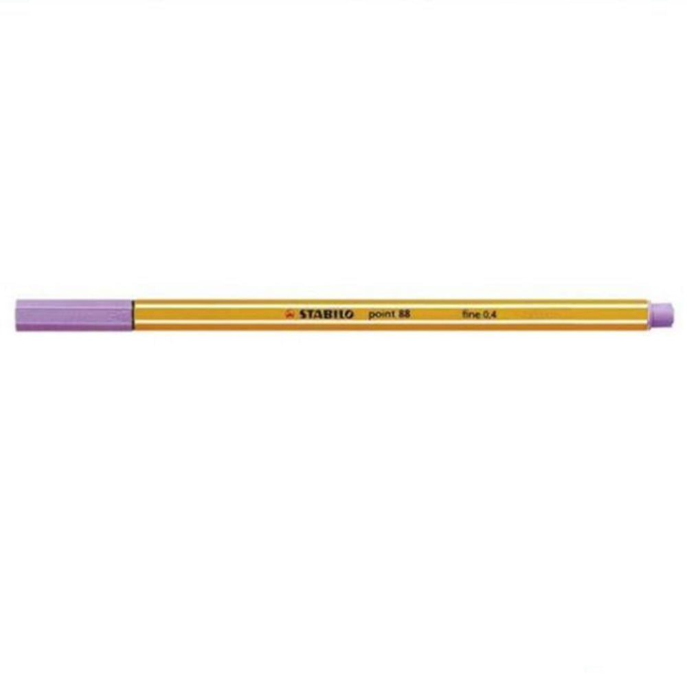 Rotulador STABILO Point 88 Fine Lila Claro,pack de 10 unidades.