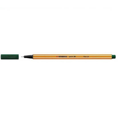 Stabilo Point 88 Verde Oscuro pack de 10 unidades.