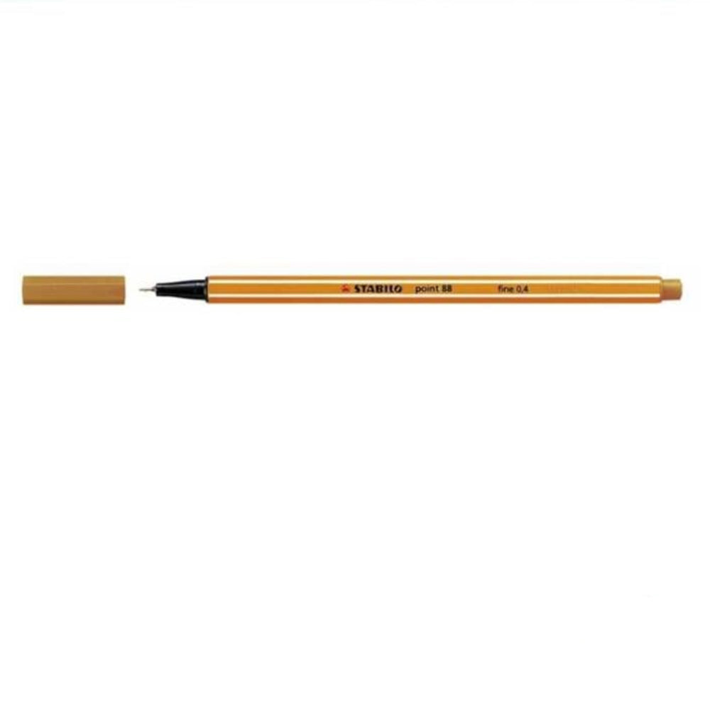 STABILO Point 88 Fine Nanranja Neon fineliner, pack of 10 fineliners
