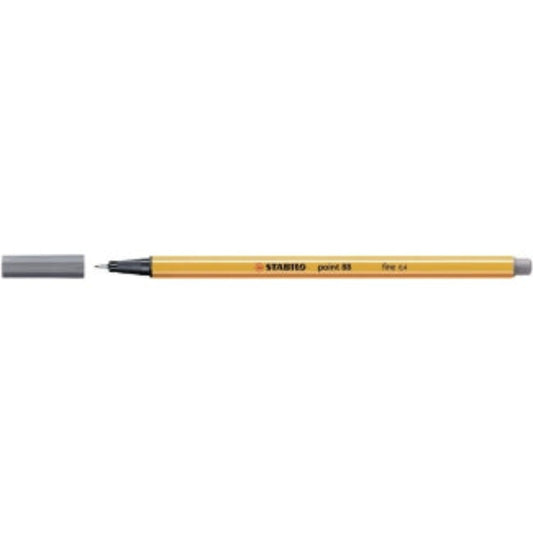 Stabilo Point 88 Grey, pack of 10 units.
