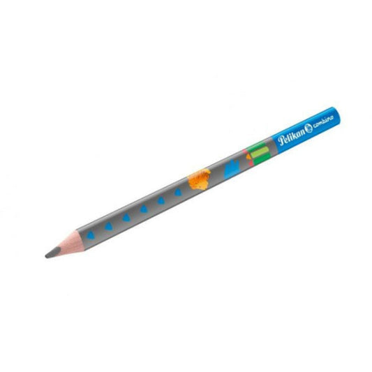 Jumbo Learning Pencil with Ergonomic Triangular Barrel and Children's Designs, pack of 12 units
