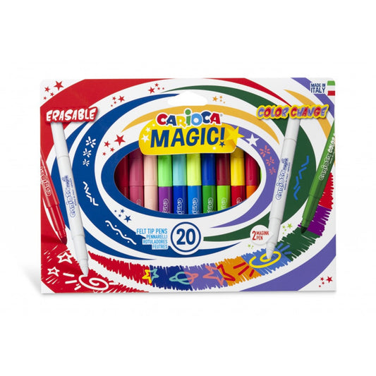 Rotuladores Carioca Magic Markers Caja de 20 Unidades