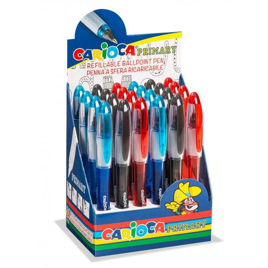 Display Carioca Primary Assorted Pens, 24 units