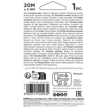 Carioca Correction Tape 20m x 5mm