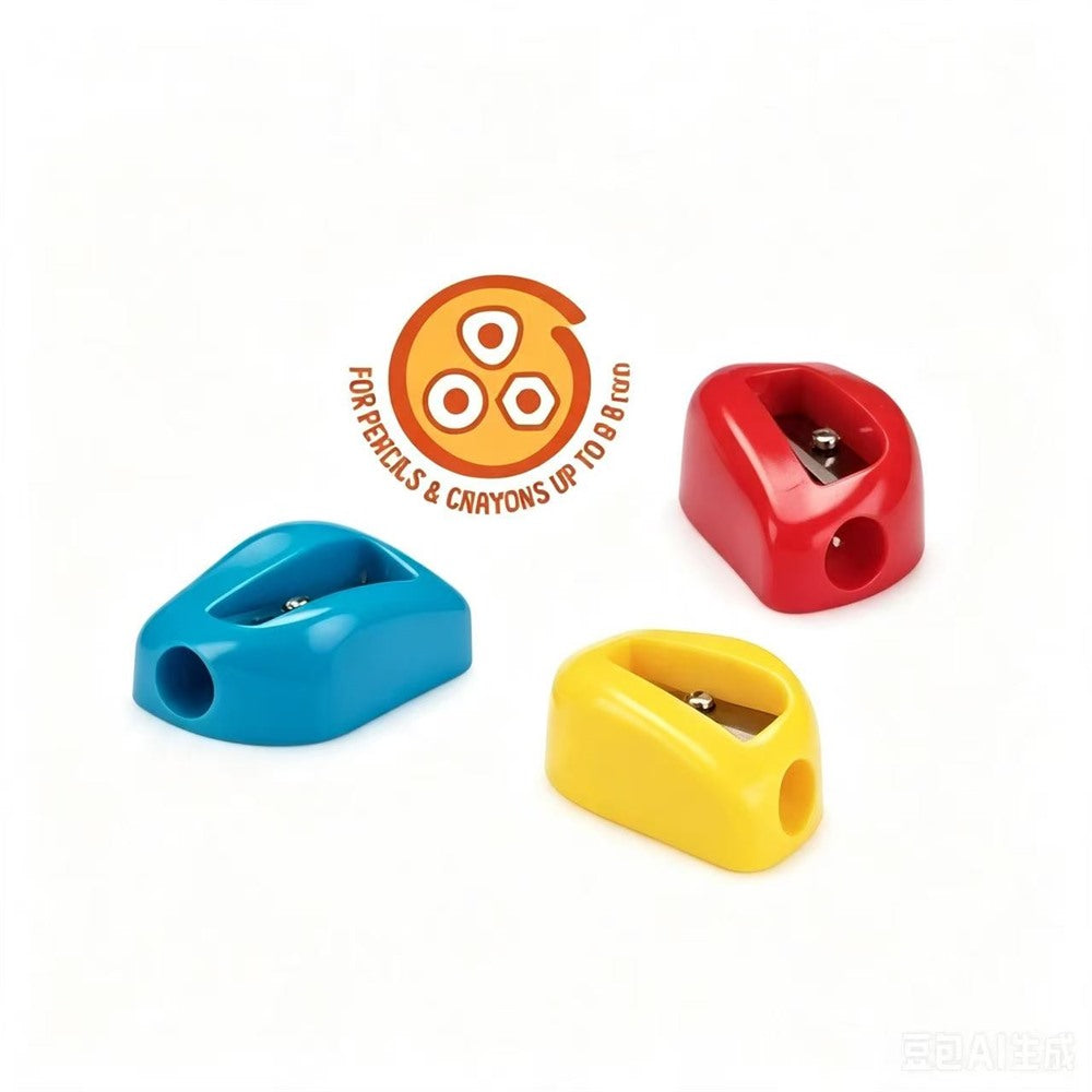 Sacapuntas Carioca Easy 1 Agujero Blíster de 3 Unidades