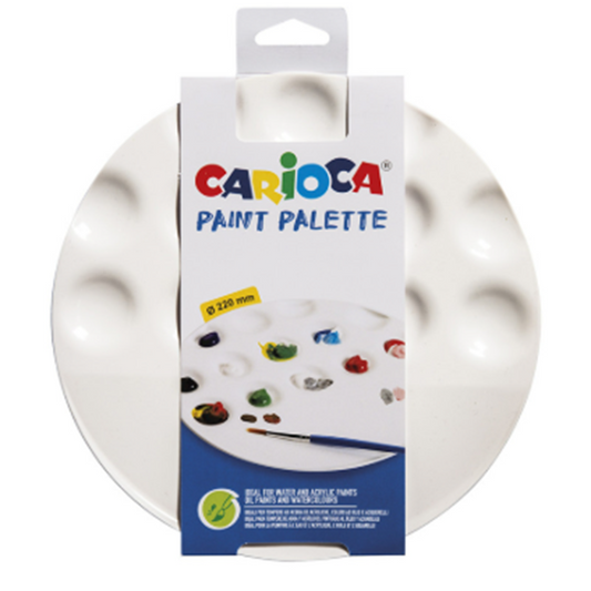 CARIOCA Plastic Round Paint Palette 220 mm