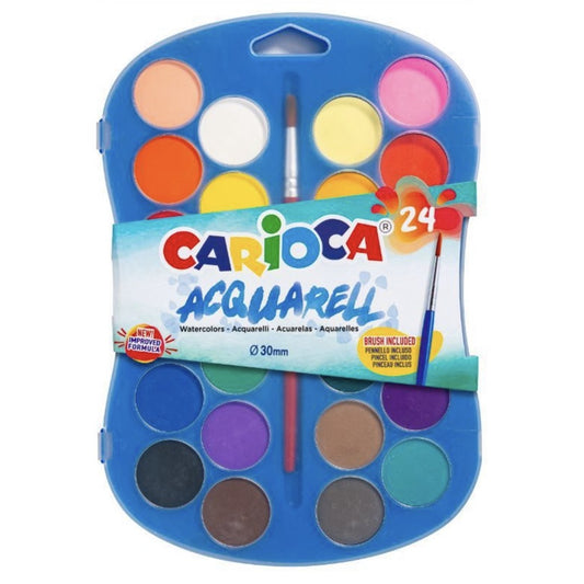 Carioca Acquarell Watercolors 24 Pans
