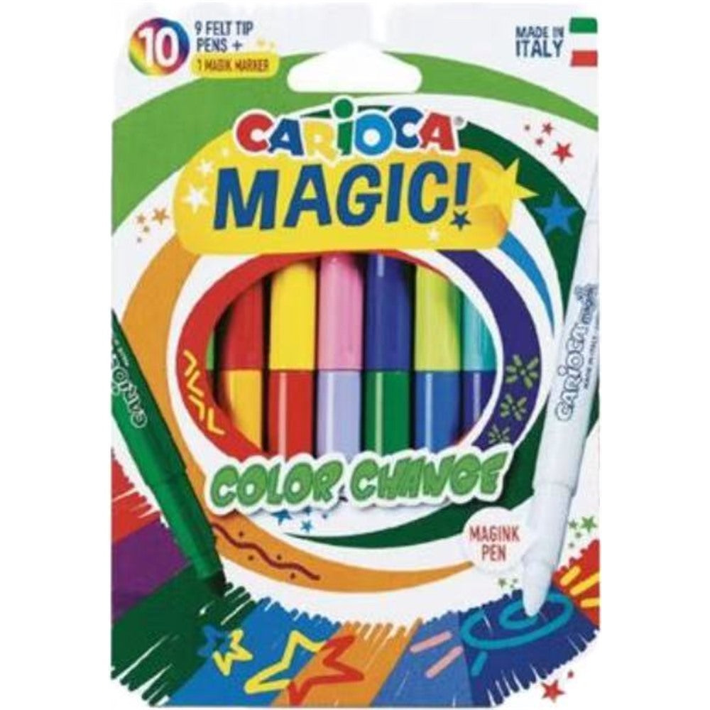 Caja de 10 Rotuladores Mágicos CARIOCA ColorChange
