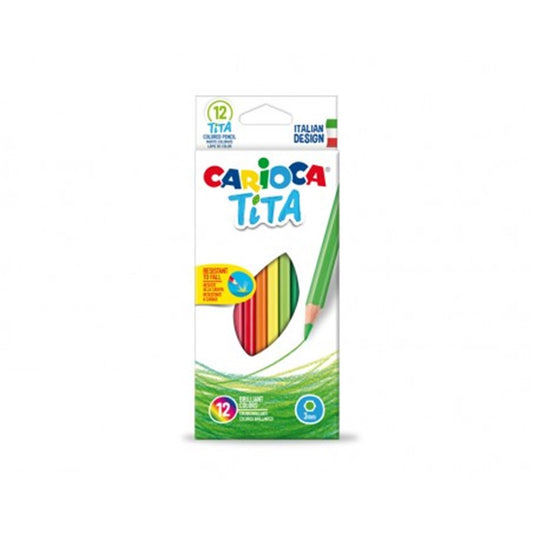 Case of 12 Tita Hexagonal Color Pencils