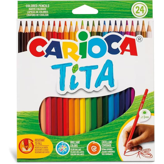 Tita Hexagonal Colored Pencils, Case of 24 colors