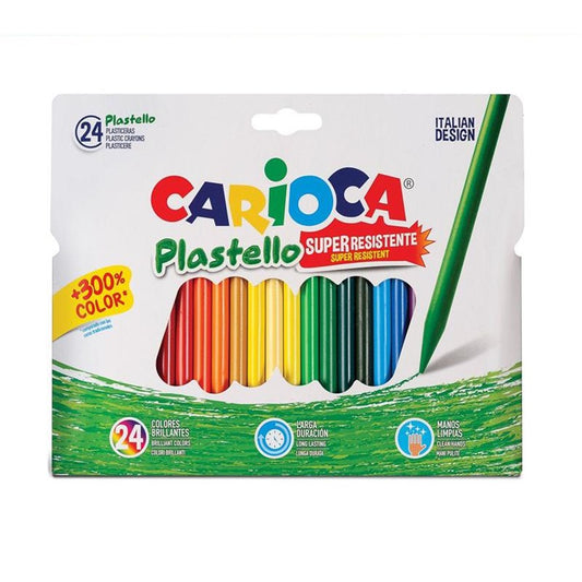 Set 24 Resistant Modeling Clays Carioca Plastello
